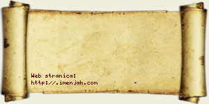 Elma Jocić vizit kartica